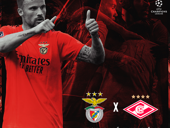 The images of the Spartak-Benfica match - SL Benfica